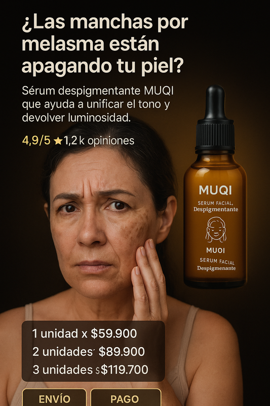 Sérum Natural Despigmentante MUQI -