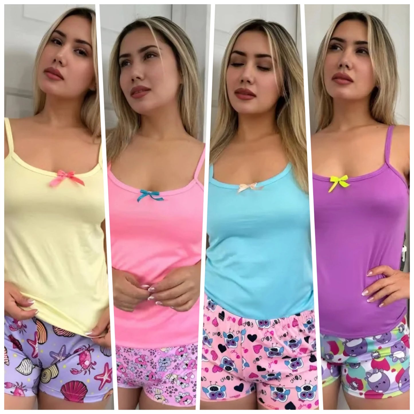 Combo PROMO 3 Gratis / 6 Pijamas  piel de durazno $99.900